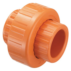 Spears 4257-010 FlameGuard SCH 40 and SCH 80 Orange CPVC Union with FKM O-ring, 1 in