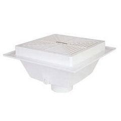 Sioux Chief 861-2PX SquareMax PVC Square Floor Sink Drain Body 2 in