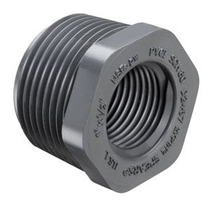 Spears 839-130 1X1/2 PVC Reducing Bushing MPTxFPT SCH80