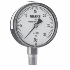 Trerice 760B2502LT662 Specialty Low Pressure Gauge 0 to 20 oz/sq-in 0 to 34 in H2O 1/4 in MNPT