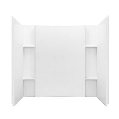 Sterling 71164100-0 Accord 60 x 36 x 55-1/4 in. Tub & Shower Wall in White