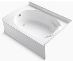 Sterling 71101110-0 Ensemble 60 In X 36 In Soaker Alcove Bathtub With Left Drain In White