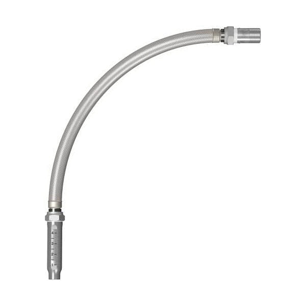 Victaulic A60HAQBBA1 VicFlex AH1 Stainless Steel Braided Flexible Drop Hose with 5.75 in Reducer 1/2 in NPT 60 in L