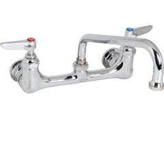 T&S Brass B-0331 Faucet, Wall Mount, 8 Centers, Polished Chrome-Plated