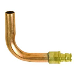 Uponor LF2895050 ProPEX 1/2 in. Brass PEX x Sweat Stub Elbow 8 x 13 in.