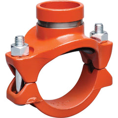 Victaulic CD2292NGE0 FireLock™ Style 920 4 x 4 x 1 in. FIPS Hot Dipped Galvanized Ductile Iron Mechanical Tee