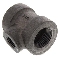 Ward 1BX1D.BCT Class 125 Black Cast Iron Reducing Tee 1-1/4 x 1-1/4 x 1-1/2