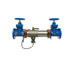 Watts 0111603 957-NRS Reduced Pressure Zone Assembly, 3 in Nominal, Grooved End Style, Resilient Seated Gate Valve, 304 Stainless Steel Body