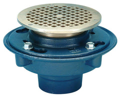 Zurn ZN400-6B 6 in. Round Strainer with Square Open in Bronze/Nickel Bronze