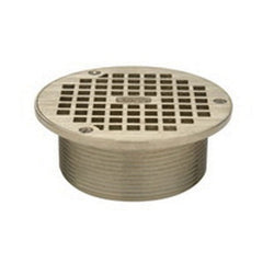 Zurn ZN400-6B 6 in. Round Strainer with Square Open in Bronze/Nickel Bronze