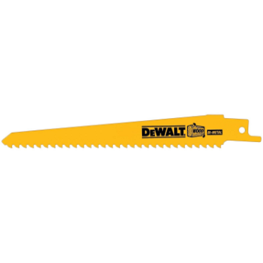 DeWalt DW4850 Wood Cutting Reciprocating Saw Blades 6 In 6 TPI Replacement MPN