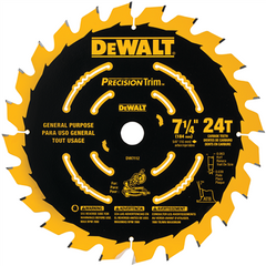 DeWalt DW7112PT Miter Saw Blade 7-1/4 In 24T