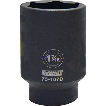 DeWalt DWMT75107OSP 1/2 in Drive Silver Impact Socket