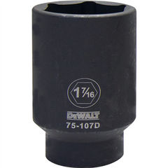 DeWalt DWMT75107OSP 1/2 in Drive Silver Impact Socket