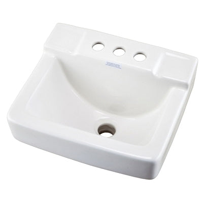 Gerber G0012354 West Point Wall Hung Lav 14x12 4CC White