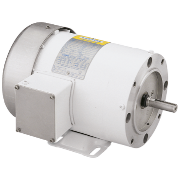 Leeson 119476.00 Washdown Duty AC Motor 1 hp 208-230/460 Volts 56HC