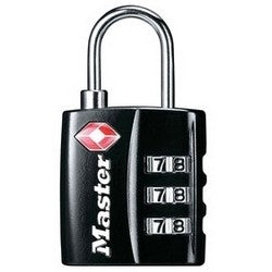 Master Lock 4680DBLK Combination Lock Resettable 1-3/16 Width 3/4 Shackle Clearance