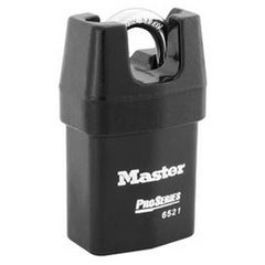 Master Lock 6521WO Padlock, Proseries, Rekeyable, Shrouded Interchangeable Core, 2-1/8 Width, 3/4 Shackle Clearance