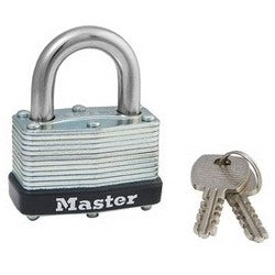 Master Lock 500D Warded Padlock Keyed Different 1 3/4 Width 9/32 Shackle Diameter