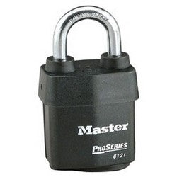 Master Lock 6121 Tumbler Padlock Proseries Weather Tough 2-1/8 x 1-1/8