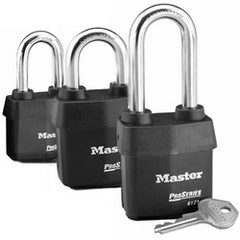 Master Lock 6121 Tumbler Padlock Proseries Weather Tough 2-1/8 x 1-1/8