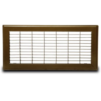 Metal-Fab MFFG414 Floor Grille 4X14 Brown