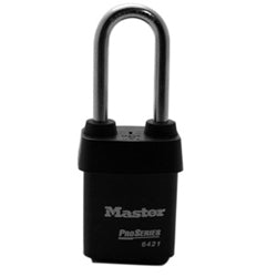 Master Lock 6421LJWO Padlock Proseries Weather Tough 2-1/8 Width