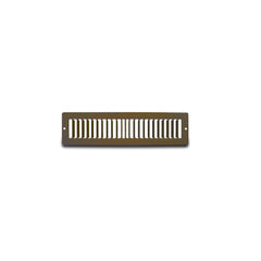 Metal-Fab MFTSG102B Toe Space Grille 10 x 2 Brown