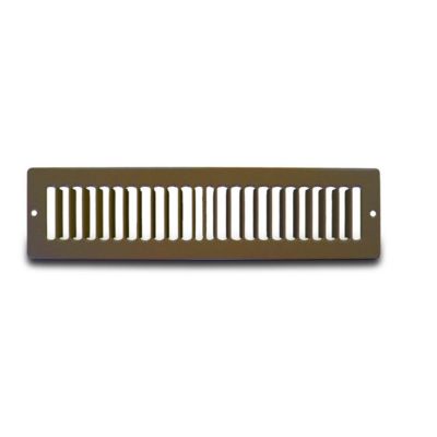 Metal-Fab MFTSG122B Toe Space Grille 12 x 2 Brown