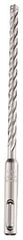 Milwaukee 48-20-7311 4-Cutter Rotary Hammer Drill Bit, 3/16 Inch Diameter, 6 Inch Overall Length