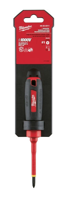 Milwaukee 48-22-2211 Phillips Insulated Screwdriver 1000V 3 In