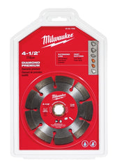 Milwaukee 49-93-7005 Diamond Premium Segmented 4-1/2 In.