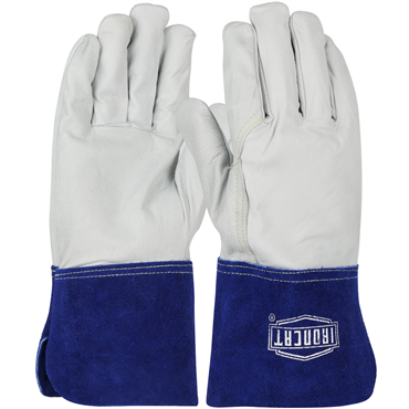 PIP 6142/L Natural Gauntlet Cuff Large Premium Welding Gloves