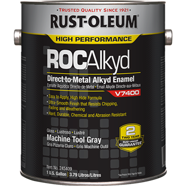 Rust-Oleum 245409 High Performance V7400 System 340 VOC DTM Alkyd Enamel 1 Gal