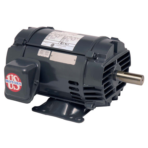 U.S. Motors D100P1ES General Purpose Three Phase ODP Horizontal - Footed Motor