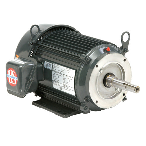 U.S. Motors UJ3P1DP Close Coupled Pump Motor Three Phase TEFC Horizontal - Footed Motor