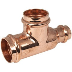 Apollo 10066125 Reducing Tee Small Diameter 2 x 1-1/4 x 1-1/2 Inch Copper Press