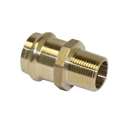 Apollo 10075838 Adapter 804R Male Reducing Small Diameter Lead Free Brass 1/2 x 3/4 Inch Press x MNPT