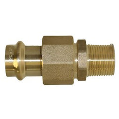 Apollo 10075892 1-1/2 in. Press x MIP Brass Union