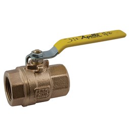 Apollo Valves 77C10601A 77C-A Series 1-1/4 in. Bronze Full Port NPT 600# Ball Valve