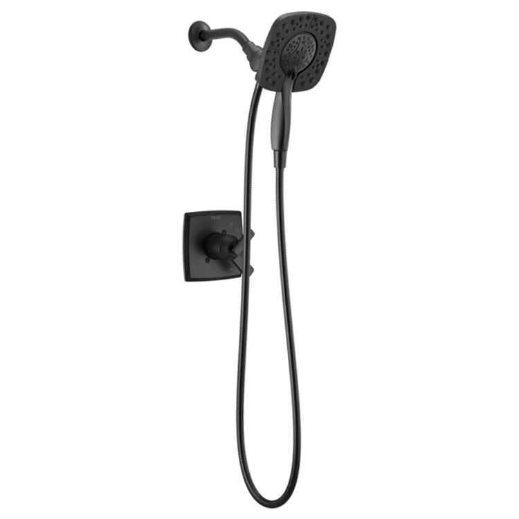 Ashlyn T17264-BL-I Shower Trim In2ition 2-In-1 with Touch-Clean 1 Lever Matte Black