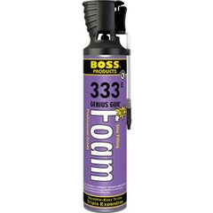 Boss 33320 Sealant Triple Expanding Foam with Genius Gun Tan 20 Ounce Can