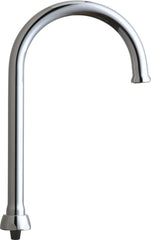 Chicago Faucets GN2FCJKABCP 1-Hole Gooseneck Lavatory Spout in Polished Chrome