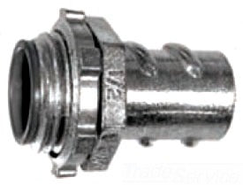 Southwire 452TZ Flexible Conduit Connector Power 3/4 Screw-In D/C BX-MC Connector 25/BX