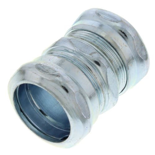 Southwire 662S Conduit Coupling Power 3/4 EMT Steel Compression Coupling