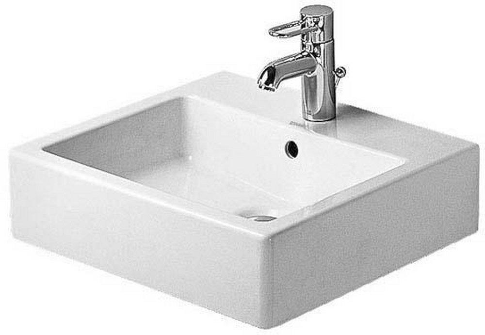 Duravit 0454500000 Vero 19-5/8 x 18-1/2 in. Rectangular Wall Mount Bathroom Sink