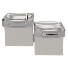 Elkay EZOSTL8LC Water Cooler Bi-Level Hands-Free 2 Stations Light Gray Granite