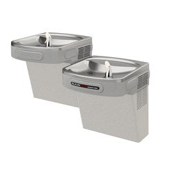 Elkay EZOSTL8LC Water Cooler Bi-Level Hands-Free 2 Stations Light Gray Granite