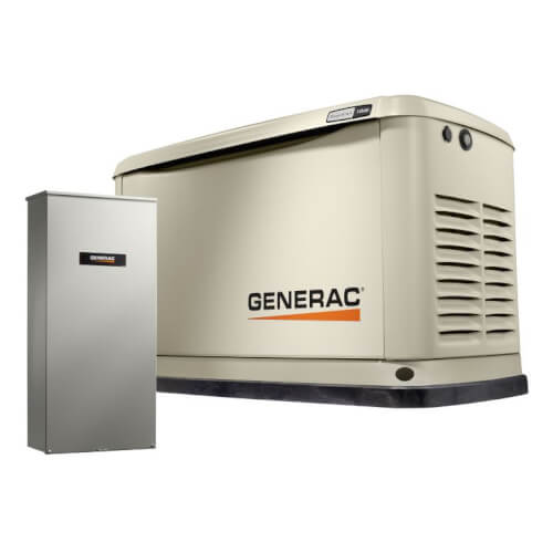 Generac Power Systems 7210 Guardian 24kW Standby Generator with Wi-Fi and Transfer Switch