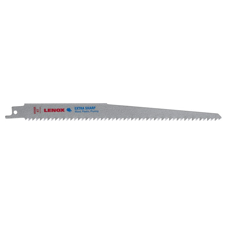 Lenox 121029W6R Reciprocating Saw Blade Extra Sharp 9 Inch 9X3/4X050X6